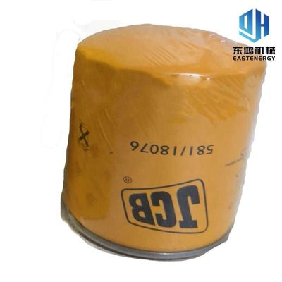 Jcb Filtr oleju do koparki silnika Żółty 581/18076 TS16949 Zatwierdzony