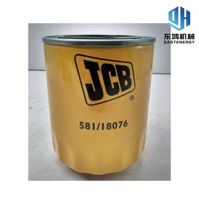 Jcb Filtr oleju do koparki silnika Żółty 581/18076 TS16949 Zatwierdzony