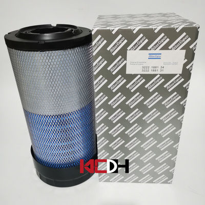 Filtr powietrza do koparki z materiału PP, 3222 188134 Filtr powietrza Atlas Copco